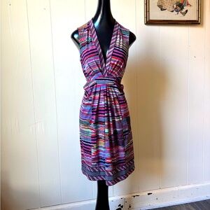 bcbg maxazria dress colorful sleeveless